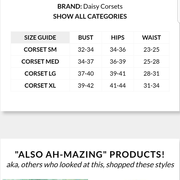 Black zip front corset - Picture 8 of 8